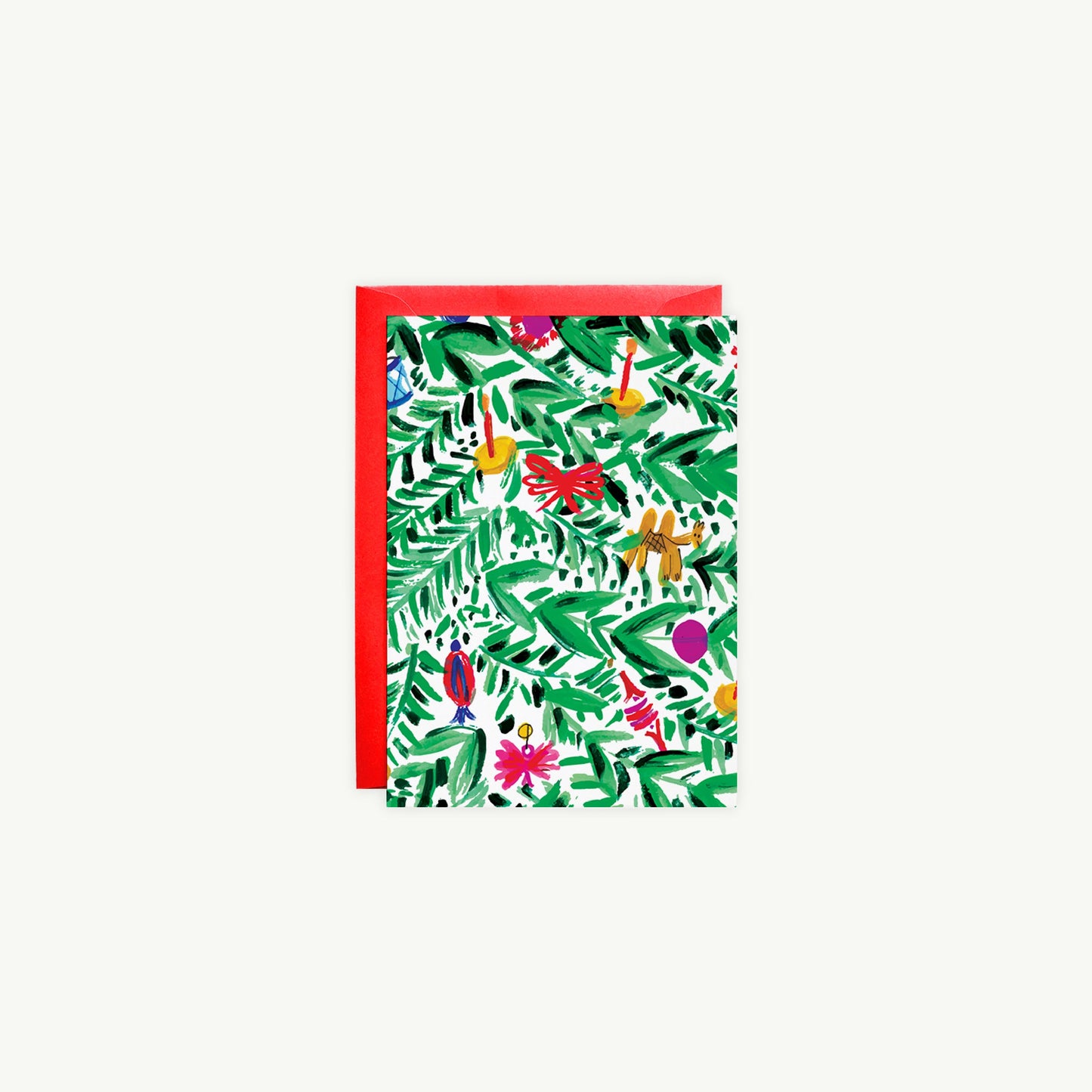 Tinsel on the Tree - Petite Card