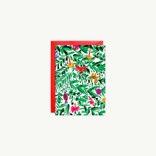Tinsel on the Tree - Petite Card