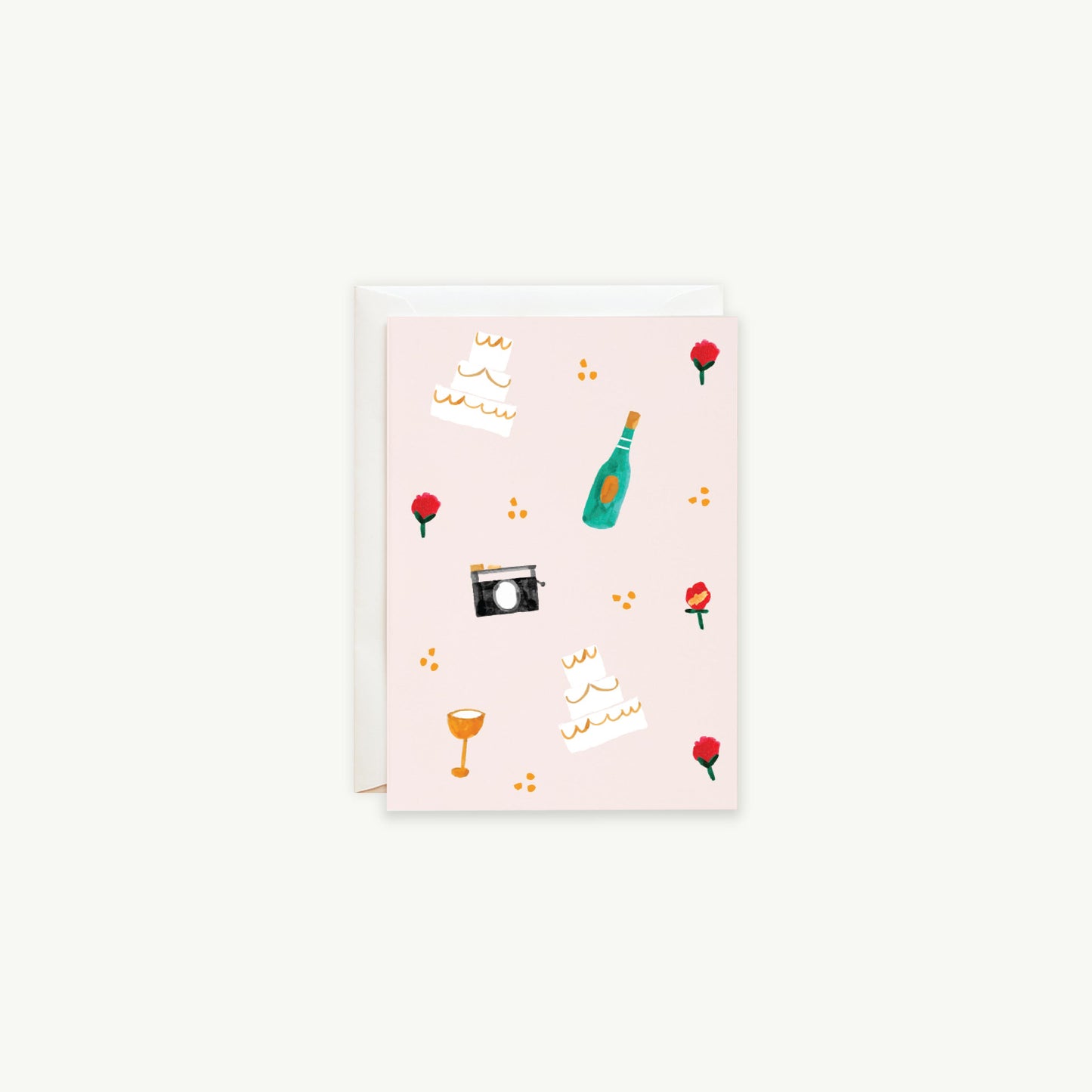 Vanilla Cake and Bubbly - Petite Cards