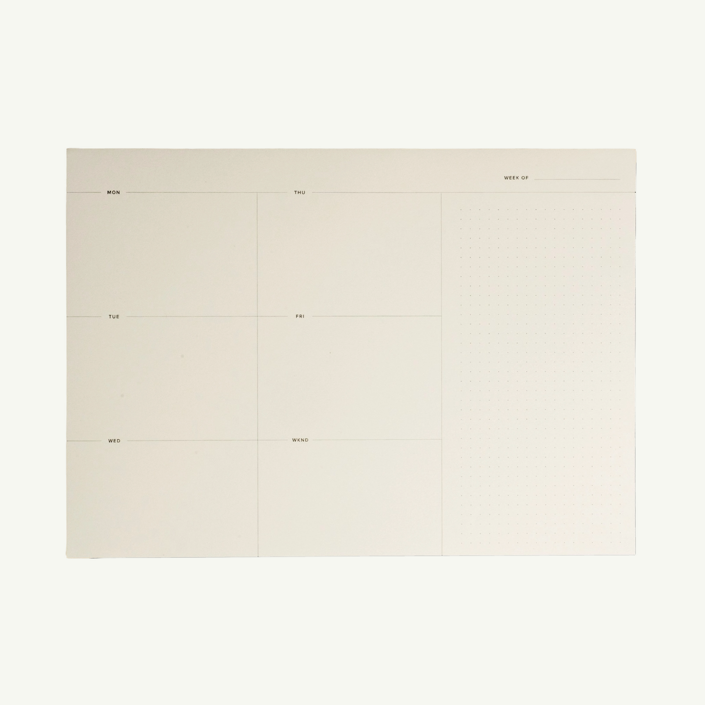 Weekly Planner Pad