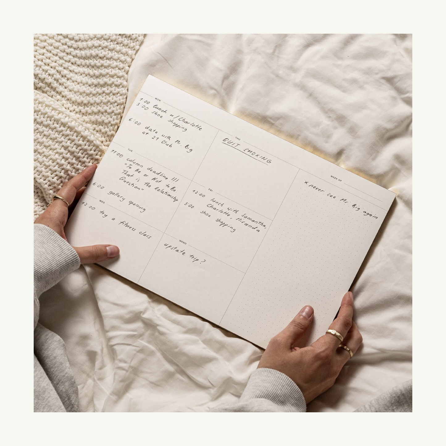 Weekly Planner Pad