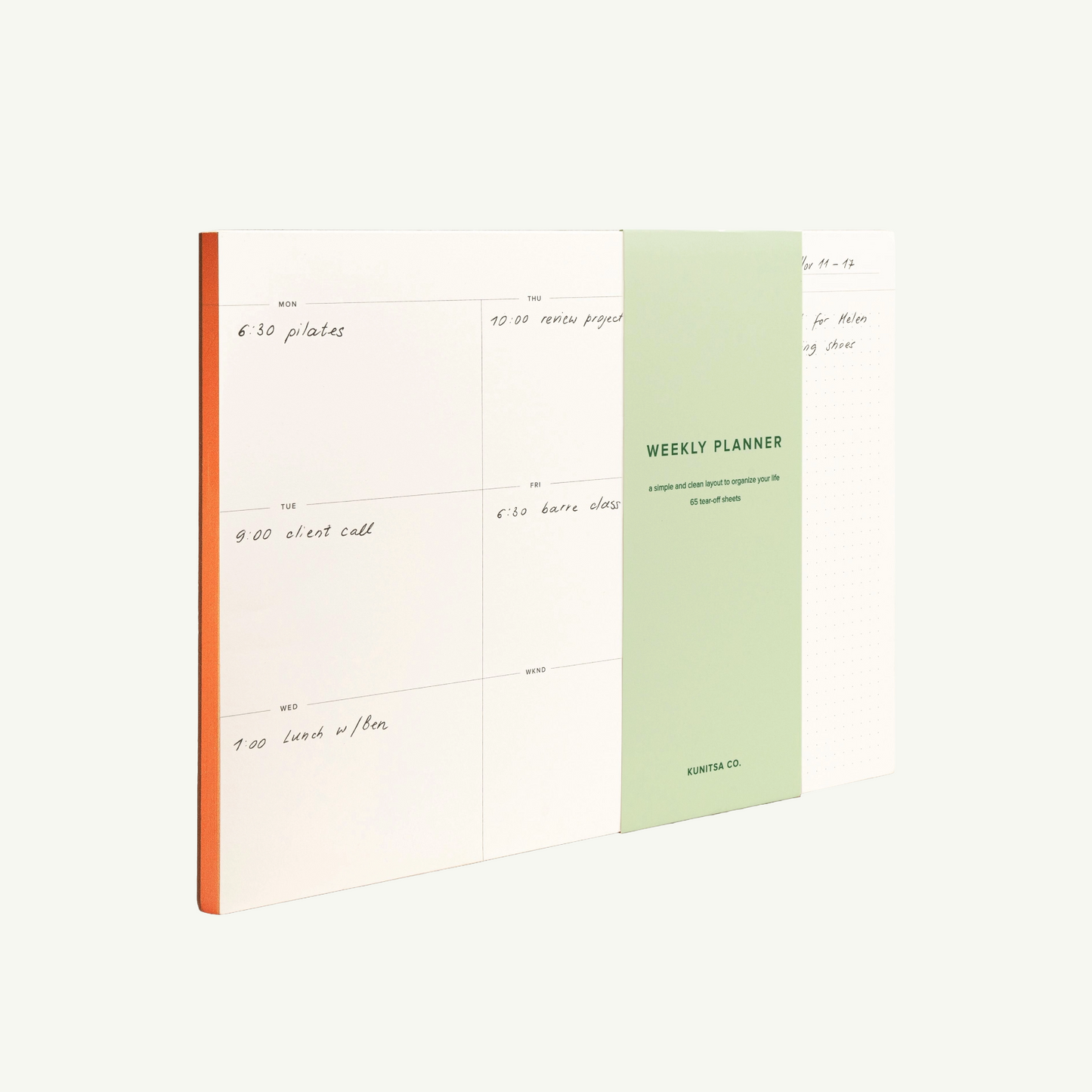Weekly Planner Pad