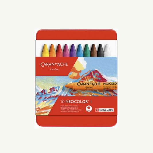 Set of 10 NEOCOLOR I Pastels
