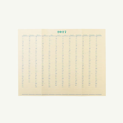 One Year Wall Calendar 2027