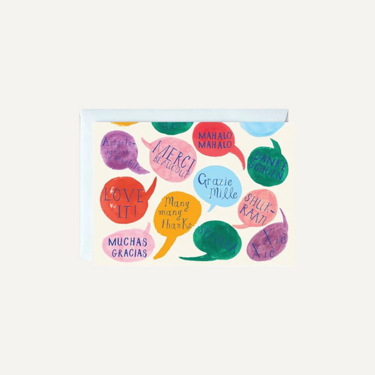 Merci Bubbles - Notecards
