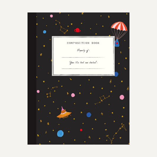 Outer Space Composition Book