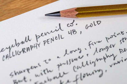 Calligraphy Pencil, 4B, Gold (single)