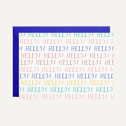 Hello, Hello, Hello Notecards