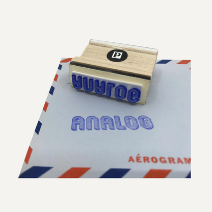 Analog Rubber Stamp