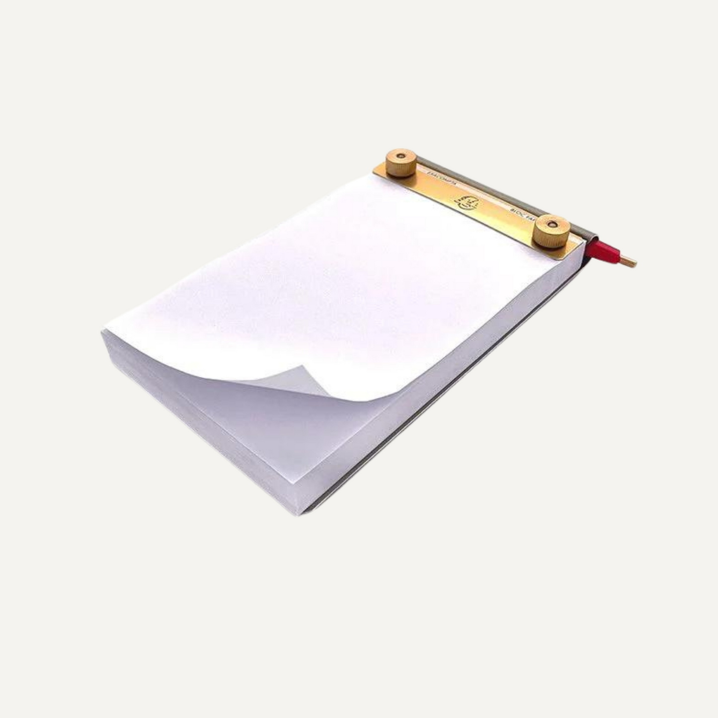 Bloc Faf Brass Desk Pad