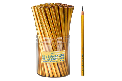 Calligraphy Pencil, 4B, Gold (single)