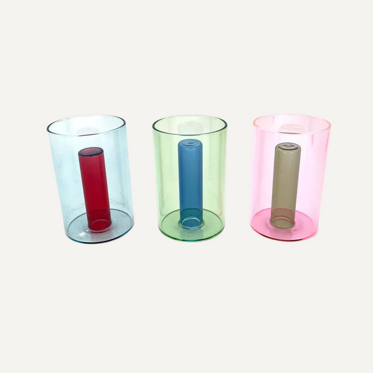 Reversible Glass Vase