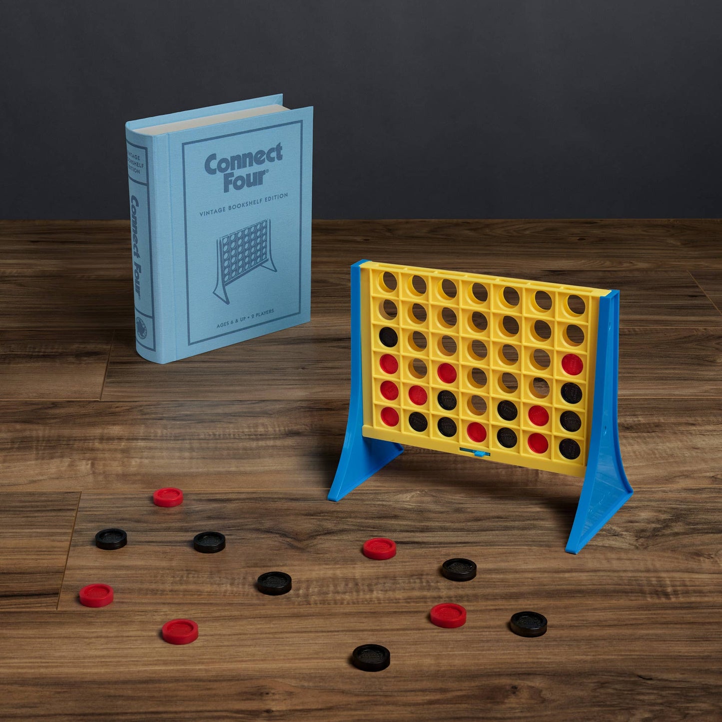 Connect 4 Vintage Bookshelf