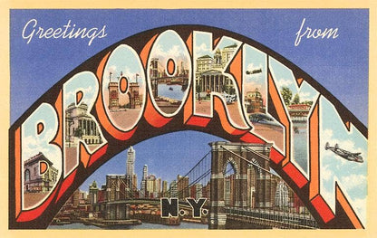 Postcard NY-570 Greetings from Brooklyn, New York City