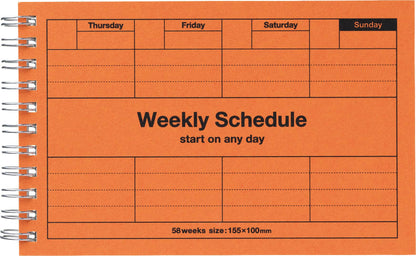 Dayfree Weekly Schedule