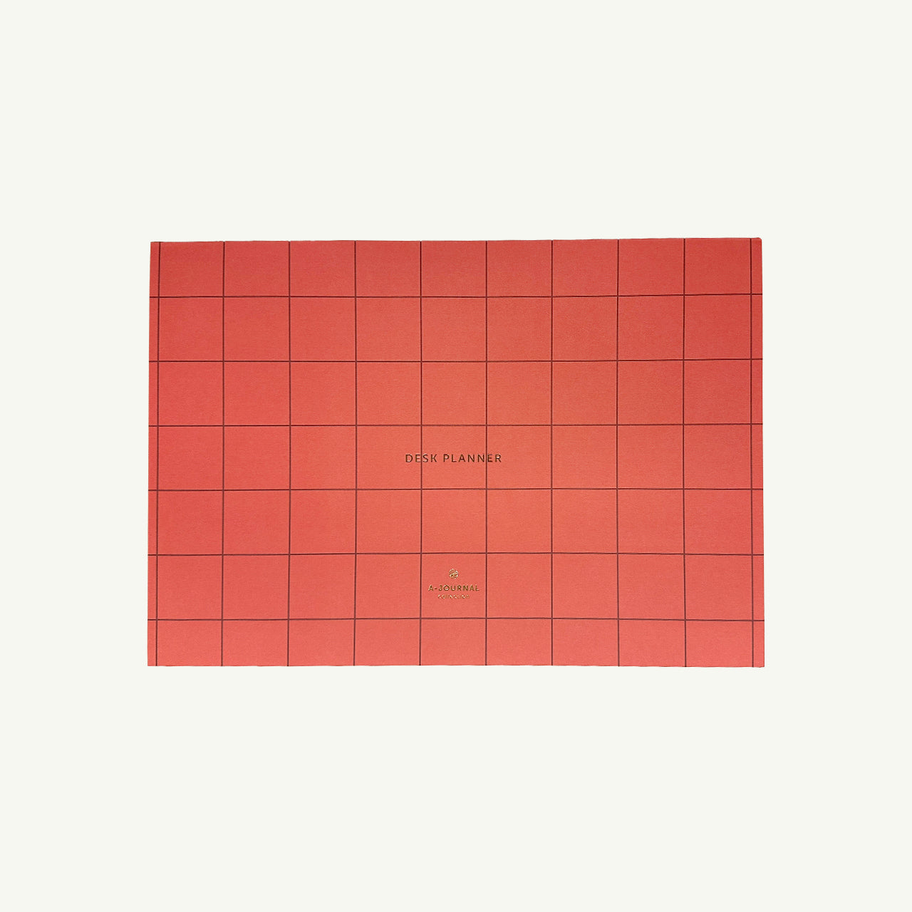 Deskplanner - Checkered Coral