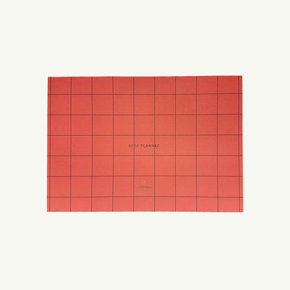 Deskplanner - Checkered Coral