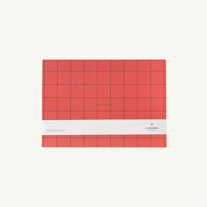 Deskplanner - Checkered Coral