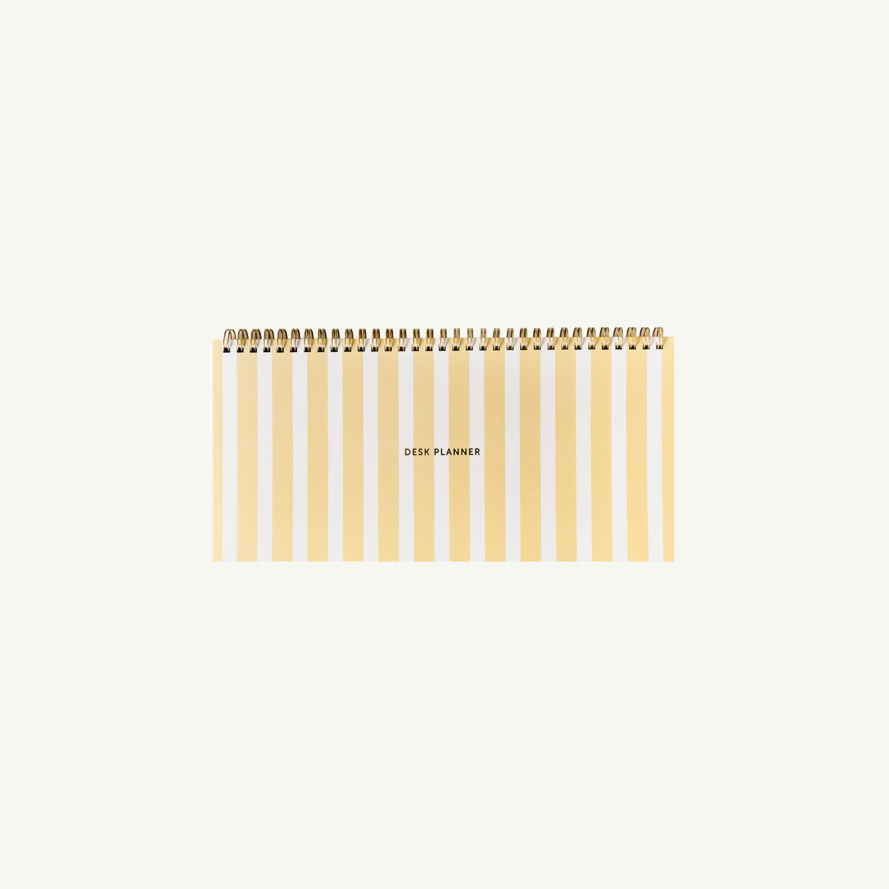 Desk Planner - Stripes Yellow
