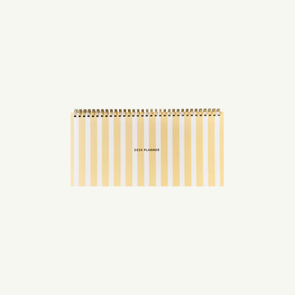 Desk Planner - Stripes Yellow