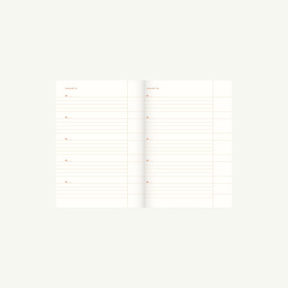 One Line a Day - Linen Emerald