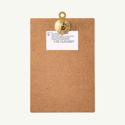 Brass Clipboard