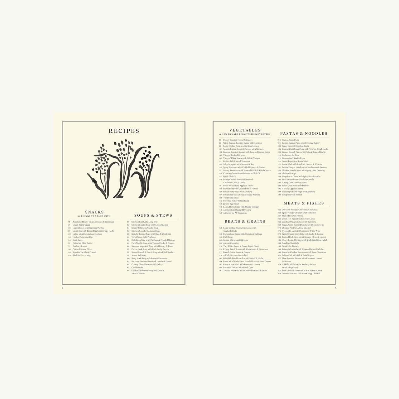 Something from Nothing: A Cookbook