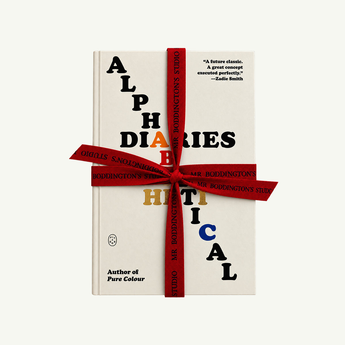 Sheila Heti Bundle by Macmillan, white paperbacks tied with a red bow.
