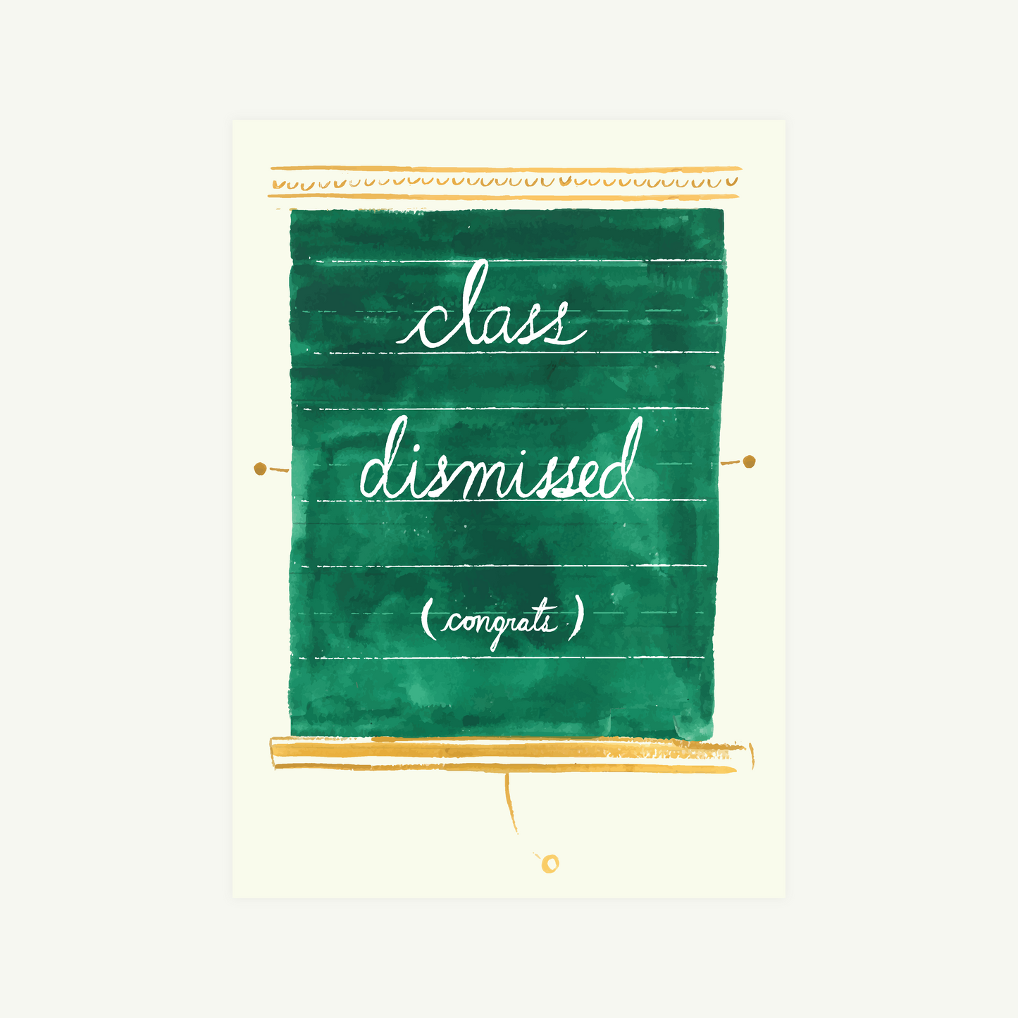 Class Dismissed