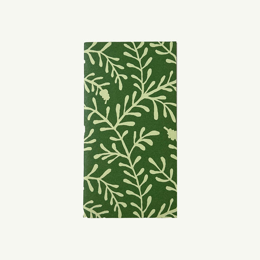Very Slim List Book Sprig Pea Green