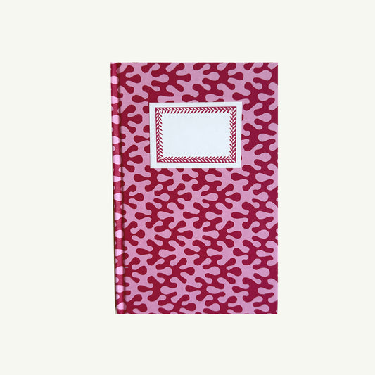Hardback Notebook Kelp Raspberry Ripple
