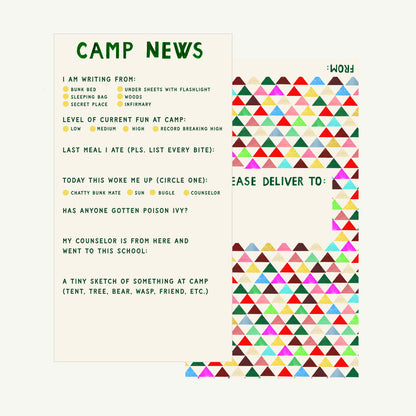 NEW Notes from Camp Stationery Kit