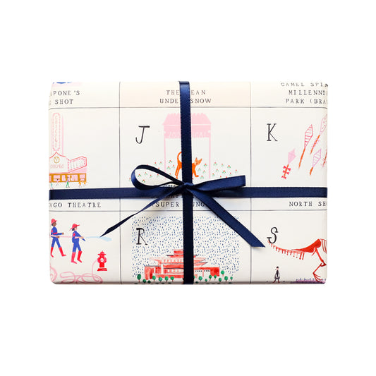 Chicago ABC Gift Wrap Sheets