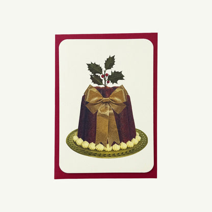 Christmas Plum Puddings Notecard Set