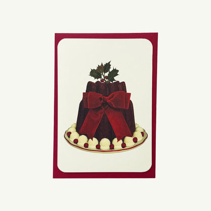 Christmas Plum Puddings Notecard Set