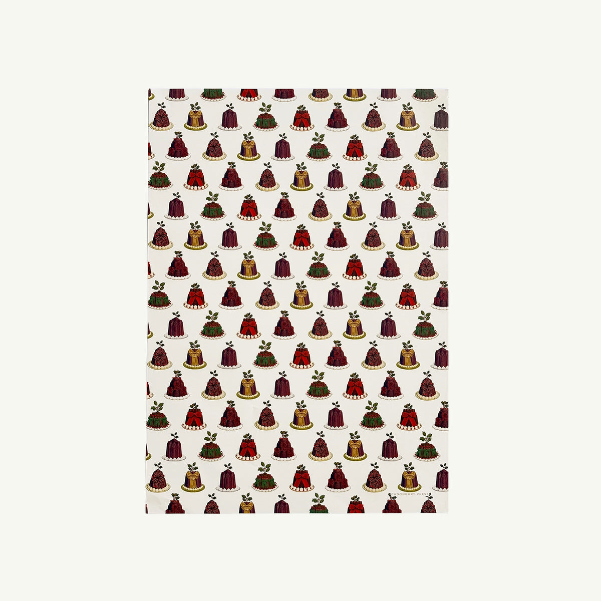 Christmas Puddings Gift Wrap