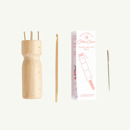 French Knitting Bobbin – Wooden Dolly