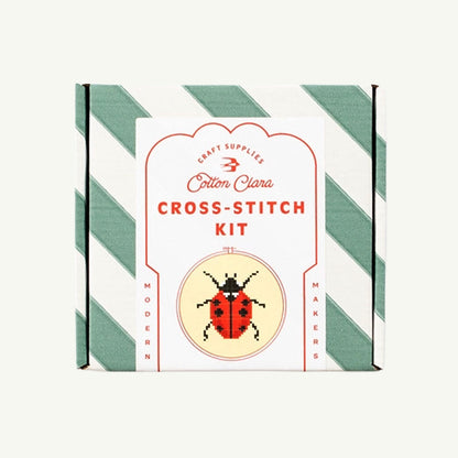 Beginner Ladybird Ladybug Cross Stitch Kit