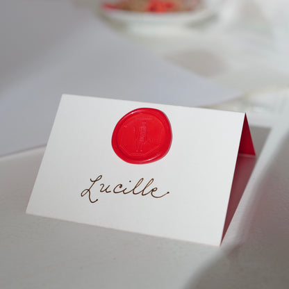 Wax Seal Question Place Cards