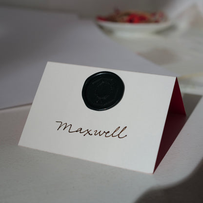 Wax Seal Question Place Cards