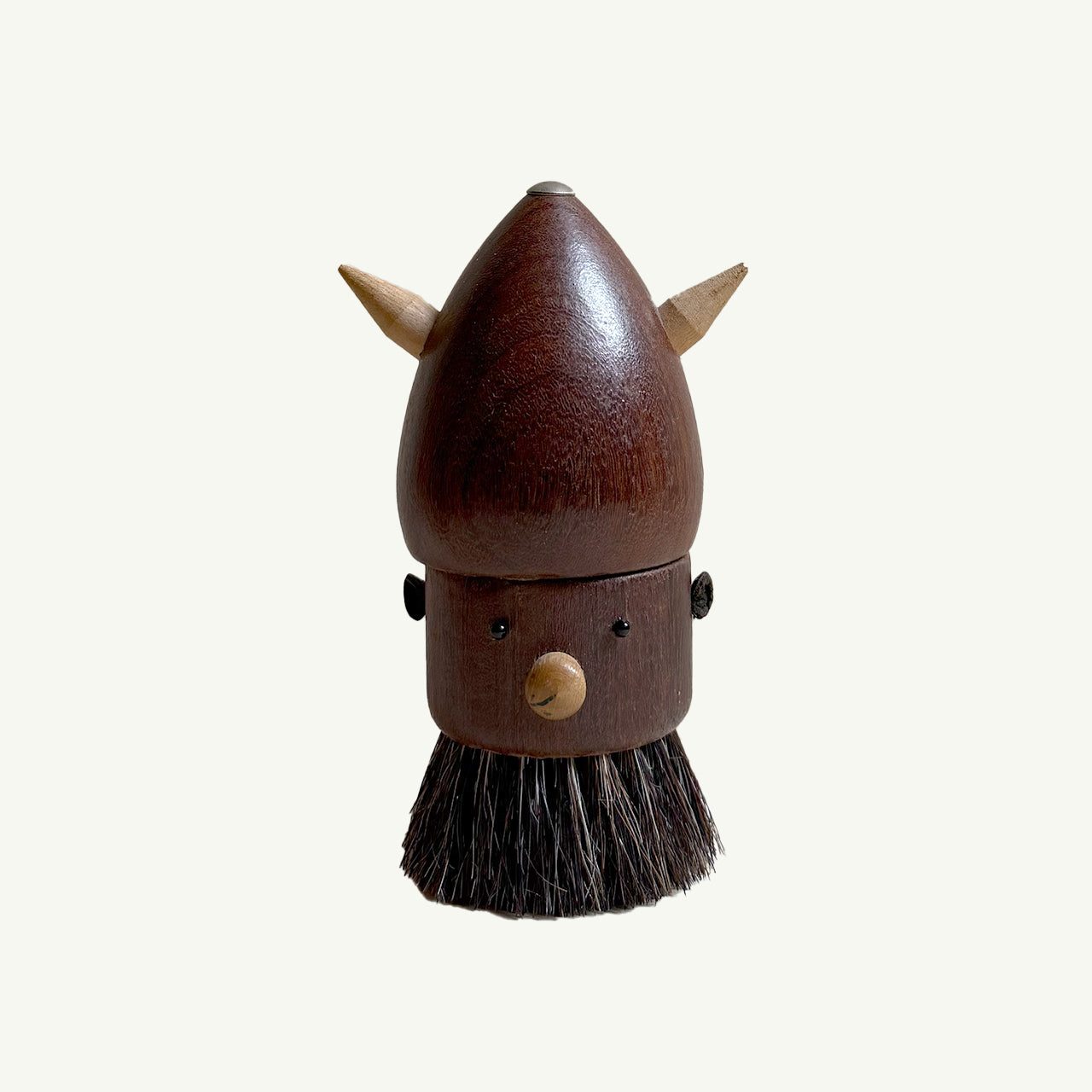 Vintage Danish Teak Wood Desk Brush