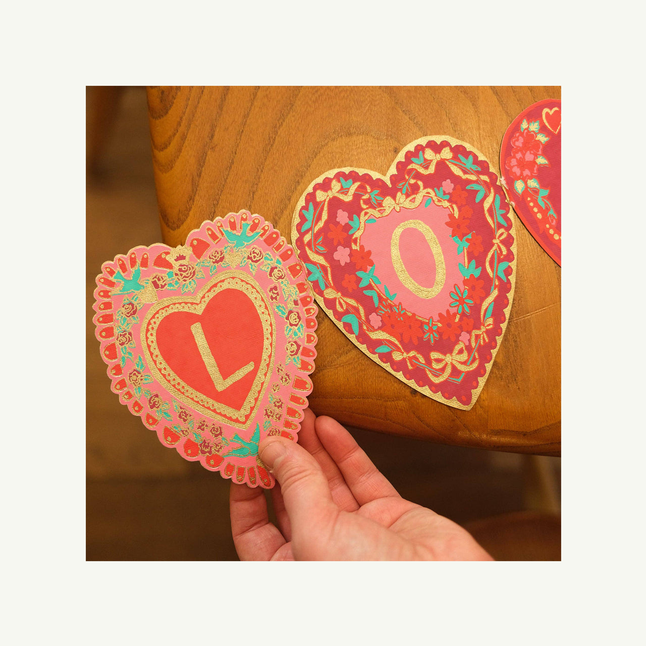 Love Concertina Greeting Card