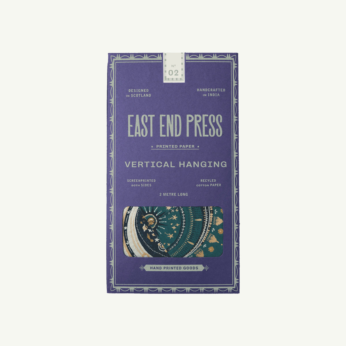East End Press CELESTIAL VERTICAL WALL HANGING is a handmade garland with celestial decor.