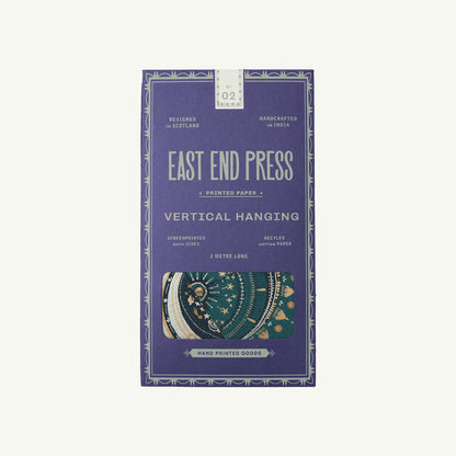East End Press CELESTIAL VERTICAL WALL HANGING is a handmade garland with celestial decor.