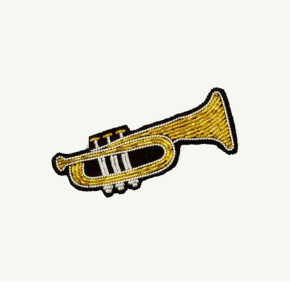 Hand-embroidered Cannetille Brooches