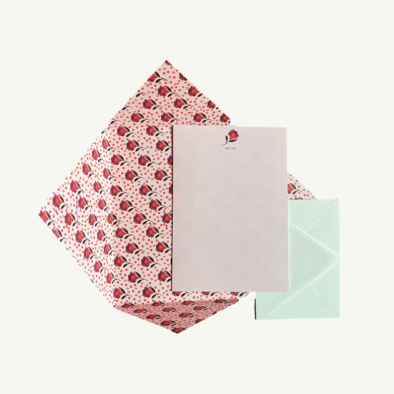 Floral Stationery Set