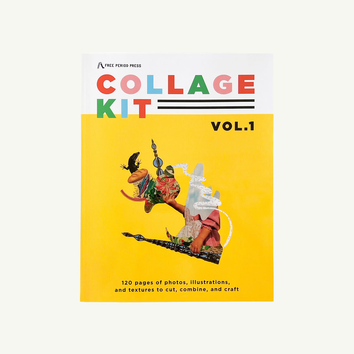 Collage Kit Magazine by Free Period Press—abstract art for your vibrant vision board.