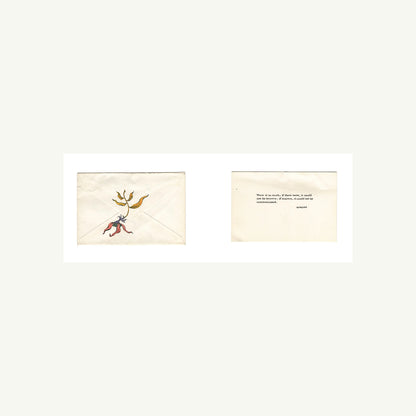 Left evokes illustrated envelopes; right recalls typed text. From Ted To Tom, Penguin Random House.