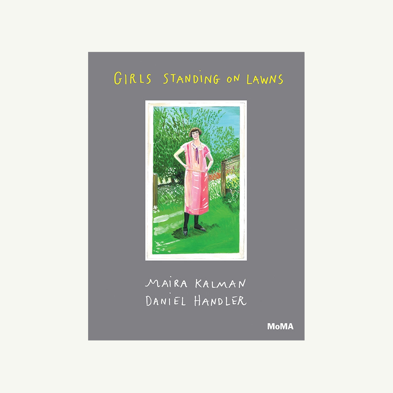 Girls Standing on Lawns