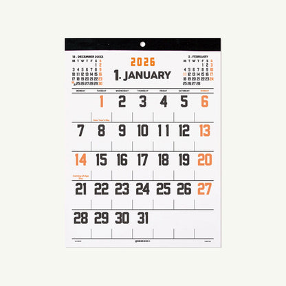 2026 Calendar O/S(penco) / A4